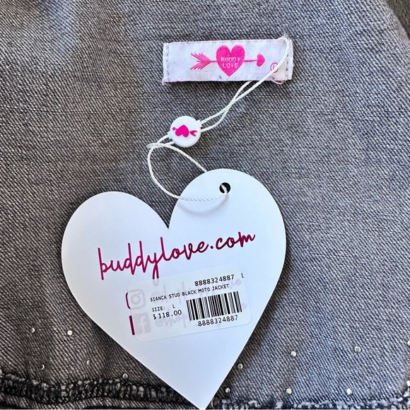 BuddyLove Bianca Studded Denim Jacket - Picture 5 of 5